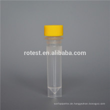 Laborverbrauchsmaterial 1,5-ml-Kryo-Röhrchen mit flachem Boden
